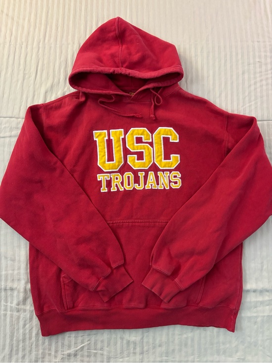 USC Other - USC Trojans NCAA Athletic Hoodie Sweater Embroidered Men’s XL Red Pocket